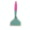 Silicone Nonstick Spatula Wide Mouth Steak Pizza Spatula Kitchen Tool(Blue + Pink)
