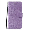 For Xiaomi Redmi K70 Lace Flower Embossing Flip Leather Phone Case(Purple)