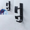 Creative Hook for Bathroom Wall-mounted Washbasin, Color:Black Sand (Double-sided Tape)