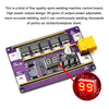 Model Airplane Battery Version 12V Digital Display DIY Battery Spot Welding Machine Pen Control, Style:10 Square Pen