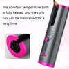 Portable USB Charging Wireless Curler Lazy Automatic Curling Rod(Patented Pink)