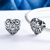 Heart-shaped Hollow Real Me S925 Sterling Silver Beads
