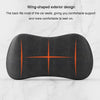 Car Cushion Driving Seat Cervical Support Backrest Pillow, Style: Waist Pad Black