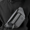 WEPOWER Leisure Sports Outdoor Mesengers Bag Large Capacity Chest Bag(Grey)