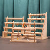 Solid Wood Detachable Jewelry Display Stand Watch Bangle Bracelet Storage Display Rack, Style: Three Layers