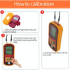 GM-100 Ultrasonic Thickness Meter Tester Gauge Velocity 1.2~225mm(Red)