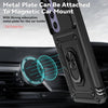 For Samsung Galaxy S24 FE 5G Sliding Camshield Holder Phone Case(Black)