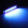 4 PCS 12V 6 SMD Auto Car Bus Truck Wagons External Side Marker Lights LED Trailer Indicator Light Rear Side Lamp(Blue)