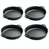 33cm Cast Iron Cooking Pot Wok Nonstick Frying Pan Restaurant Kitchen Skillet Camping Cooker