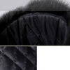 Gray Autumn and Winter Thick Warm Rabbit Fur Bomber Hat Flight Hat for Men, Hat Size:L
