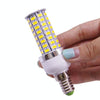 E14 6.0W 520LM Corn Light Bulb, 72 LED SMD 5730, Warm White Light, AC 220V