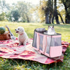 FUNADD Breathable Pet Carrier Bag, Pink - Portable & Comfortable