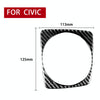 Car Carbon Fiber Automatic Gear Frame Decorative Sticker for Honda Civic 8th Generation 2006-2011, Left Drive