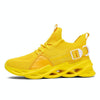 Men Light Breathable Casual Shoes Comfortable Mesh Sneakers Running Shoes, Size: 42(Yellow)