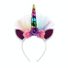 F006 Cartoon Headband Children Birthday Festival Party Hair Accessories(Rainbow 2)