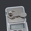 2pcs Simulation Tennis Racket Metal Key Chain Small Gift(BY-297)