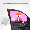 Car Cartoon Magnetic Sunshade Sunscreen Telescopic Collapsible Sunshield, Size:Driving(Underwater World)