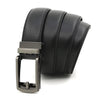 115cm Second Layer Cowhide Men Business Belt Automatic Buckle Belt(Rough Pattern)