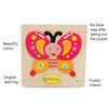 Children Educational Toy Wooden Cartoon Jigsaw Puzzle(Fish)