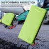 For Samsung Galaxy A02s 164mm RC01 Dual-Folded Magnetic Suction RFID Leather Phone Case(Grass Green)