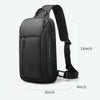 BANGE BG-7566 Oxford Fashion Waterproof Shoulder Chest Bag(Red)