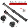 BEXIN P292C 236mm-396mm Tripod Extension Pole Carbon Fiber Center Column Tripod Extender(Black)