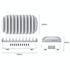ORICO DUK-10P-DX 120W 5V 2.4A 10 Ports USB Charging Station, EU Plug(White)