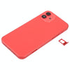 iPhone 12 Red Battery Back Cover with Keys, Tray & Flex Cable
