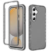 For Samsung Galaxy S24 FE 5G Shockproof Clear Gradient PC + TPU Phone Case(Black)