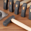 Handmade DIY Square Hammer Gold And Silver Jewelry Texture Hammer, Model: No.15