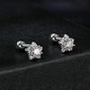 S925 Sterling Silver Moissanite Star Thread Earrings(MSE051)