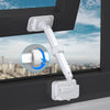 Window Limator Lock Children Safety Lock Anti-Theft Window Lock(White)