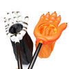Halloween Palm Candy Bag Pumpkin Skull Begging Bags(Black White)