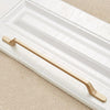 9008-224 Modern Simple Cabinet Door Handle Drawer Wardrobe Zinc Alloy Handle(Gold)