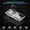 For Samsung Galaxy A36 5G Shockproof TPU + PC Phone Case with Holder(Silver)