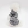 Grey Dog Hoodie, XL | Fishbone Vest, Warm Winter Puppy Coat