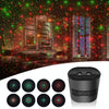 C209 USB Charge Mini Laser Stage Atmosphere Light, Specification: 8 In 1 Style (Black)