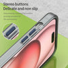 For iPhone 15 Plus MagSafe Frosted Translucent TPU + PC Full Coverage Phone Case(Dark Blue)