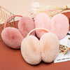 Winter Women Cute Earmuffs Soft Fluffy Warm Earmuffs Adult Children Students Ear Warmer, Size: 14cm Small(Gray)