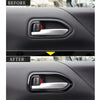 For Toyota 2022 VOXY/NOAH 90 Series Right-hand Drive Door Handle Patch Frame(Piano Black)