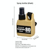 80ml Outdoor Portable Spray Bottle Refillable Camping Alcohol Squeeze Bottle With Buckle(Grey)