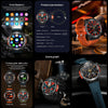 HT22 1.46 inch Smart Sport Watch, Support Bluetooth Call / Sleep / Heart Rate / Blood Pressure Health Monitor(Black)