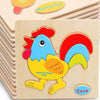 Children Educational Toy Wooden Cartoon Jigsaw Puzzle(Truck)