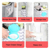 Cot Top Multi-Function Organiser Storage Hanging Bag(Snowflake Material)