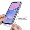 For Samsung Galaxy A16 5G Shockproof Clear Gradient PC + TPU Phone Case(Transparent)