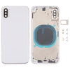 iPhone XS Back Cover Replacement White - Camera Lens & SIM Tray