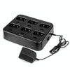 RETEVIS RTC21 Multi-function Six-Way Walkie Talkie Charger for Retevis RT21/RT24, EU Plug