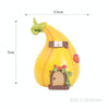 R3F1M0 Resin Cake Ornament Gardening Flower Pot Scene Matching Home Decoration(Pumpkin Room)