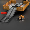 Without Crane Tower JIEDE Children Container Carriage Crane Alloy Engineering Car Toy Set