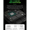 GMK NucBox Windows 10 System Mini PC, Intel Celeron J4125 Quad Core 64bit 14nm 2GHz-2.7GHz, Support WiFi & Bluetooth & RJ45, 8GB+128GB,EU Plug
